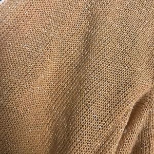 Gold Shrug by Nikki Poulos size XL/1X